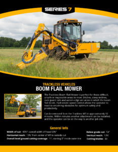 thumbnail of Trackless Boom Flail Mower