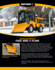 thumbnail of Trackless Fixed Wing V-Plow