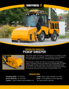 thumbnail of Trackless Pickup Sweeper