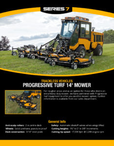 thumbnail of Trackless Progressive Turf 14′ Rotary Mower