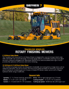 thumbnail of Trackless Rotary Finishing Mowers