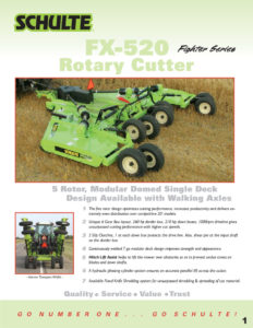 thumbnail of Schulte FX-520 Mower