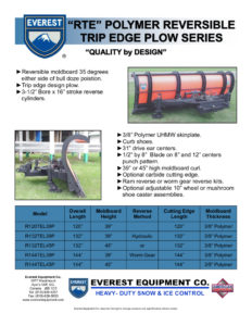 thumbnail of Reversible Polymer Trip Edge Plow-EV LOGO