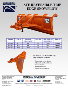 thumbnail of Wausau ATE Reversible Trip Edge Plow