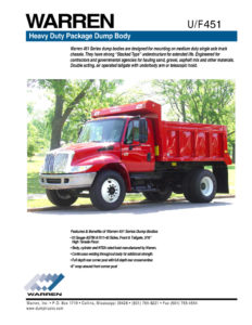 thumbnail of Warren UF-451 Series Literature